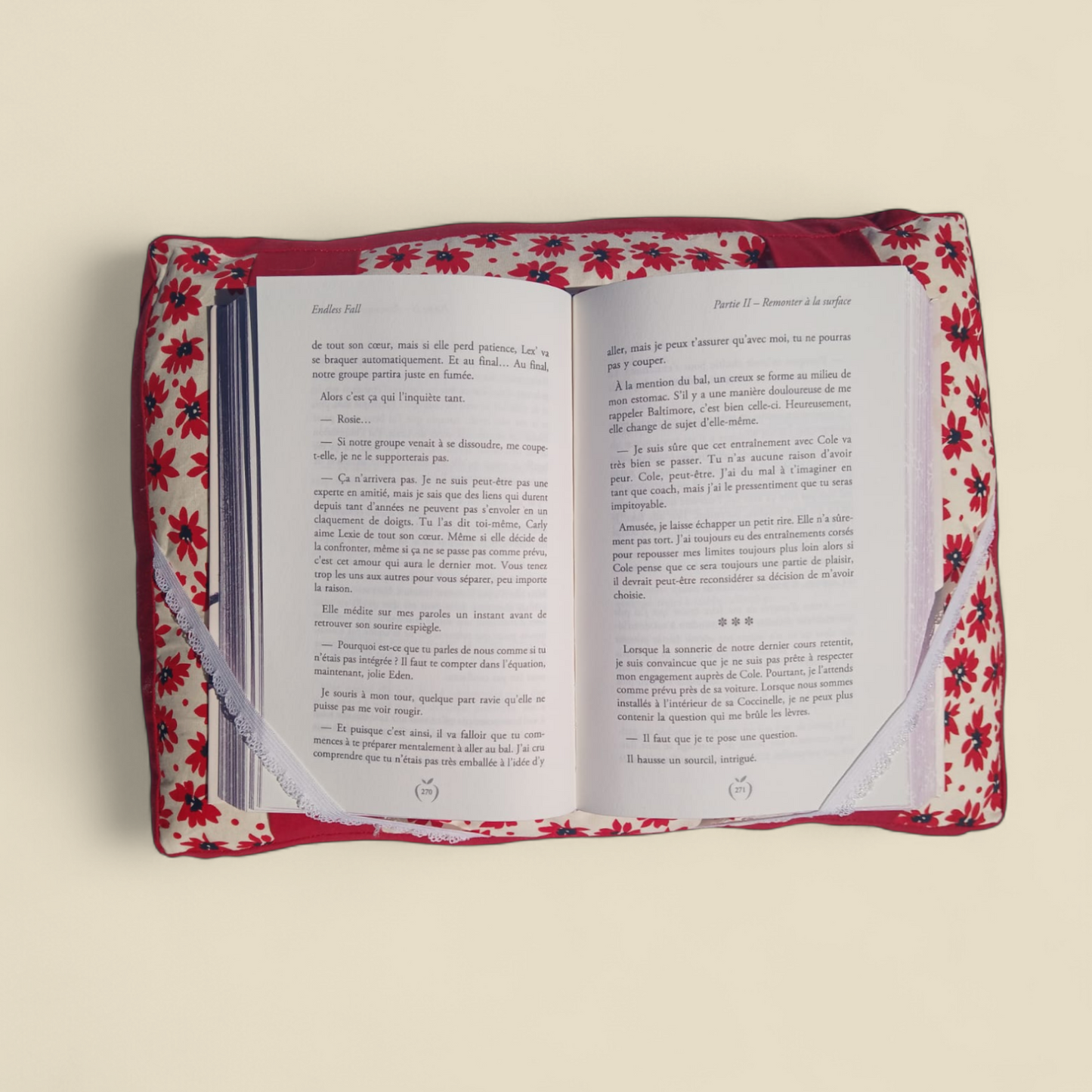 Cuscino da lettura Rosso Estivo