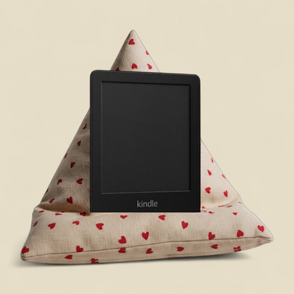 Cuscino per e-reader Cuoricini