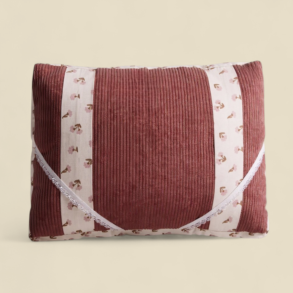 Cuscino da lettura Velluto Rosa