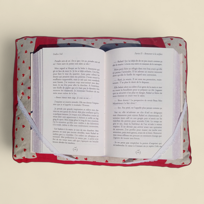 Cuscino da lettura Cuoricini