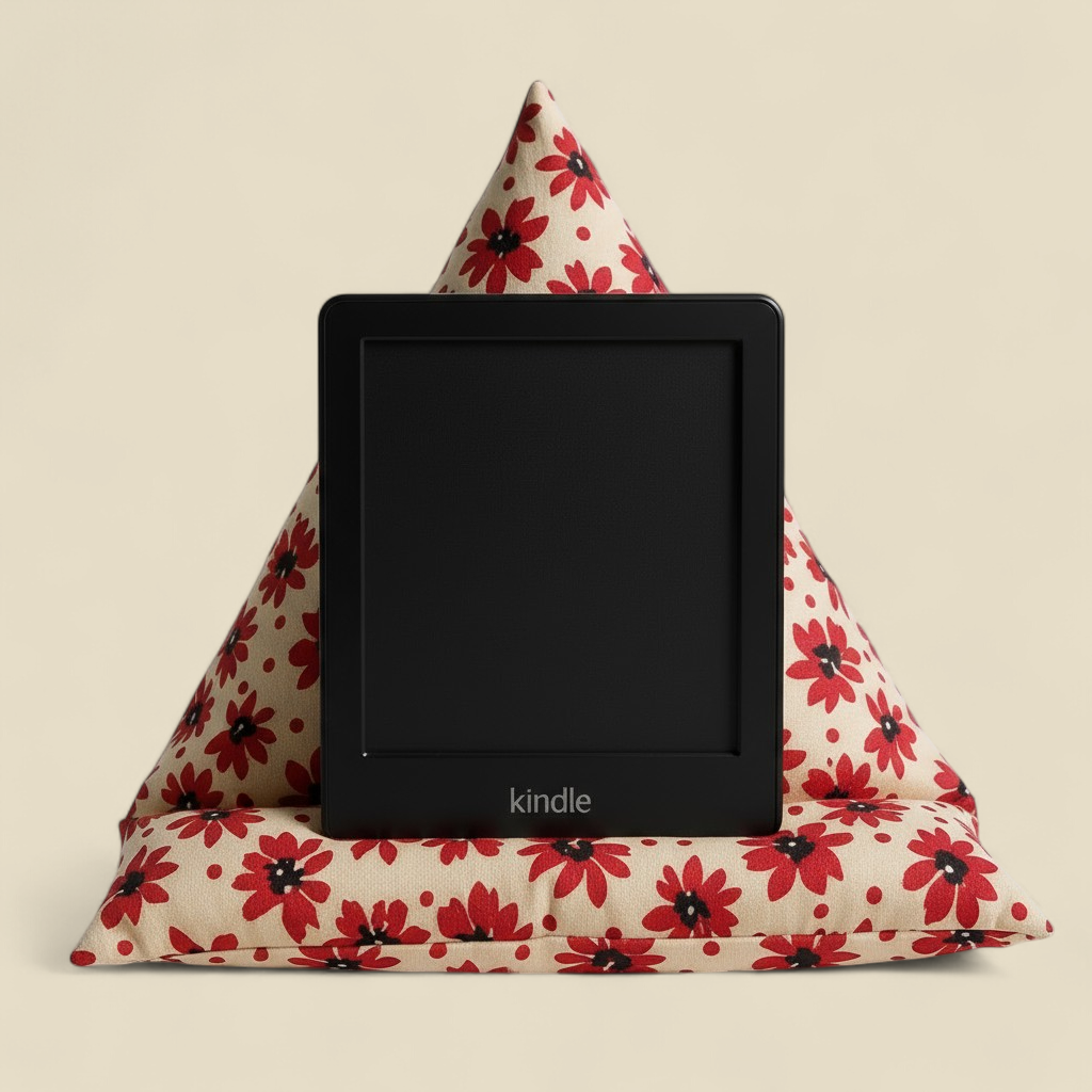 Cuscino per e-reader Rosso Estivo