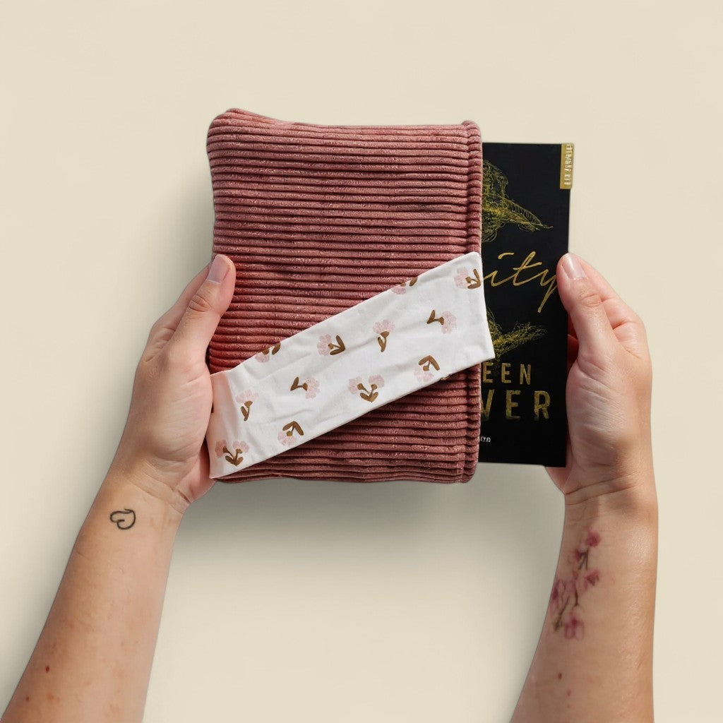 Custodia per libri Velluto Rosa