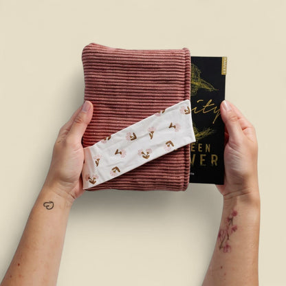 Custodia per libri Velluto Rosa