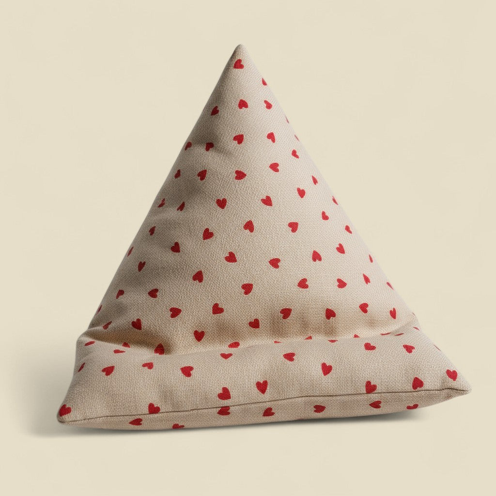 Cuscino per e-reader Cuoricini